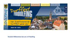 Desktop Screenshot of fridolfing.de
