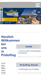 Mobile Screenshot of fridolfing.de