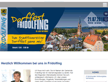Tablet Screenshot of fridolfing.de